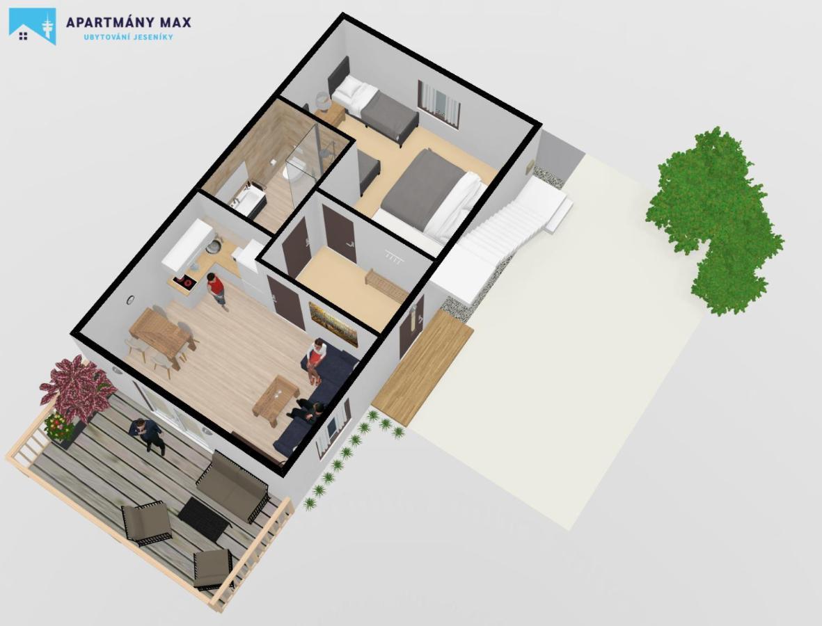 Apartmany Max Vaclavov u Bruntalu Buitenkant foto